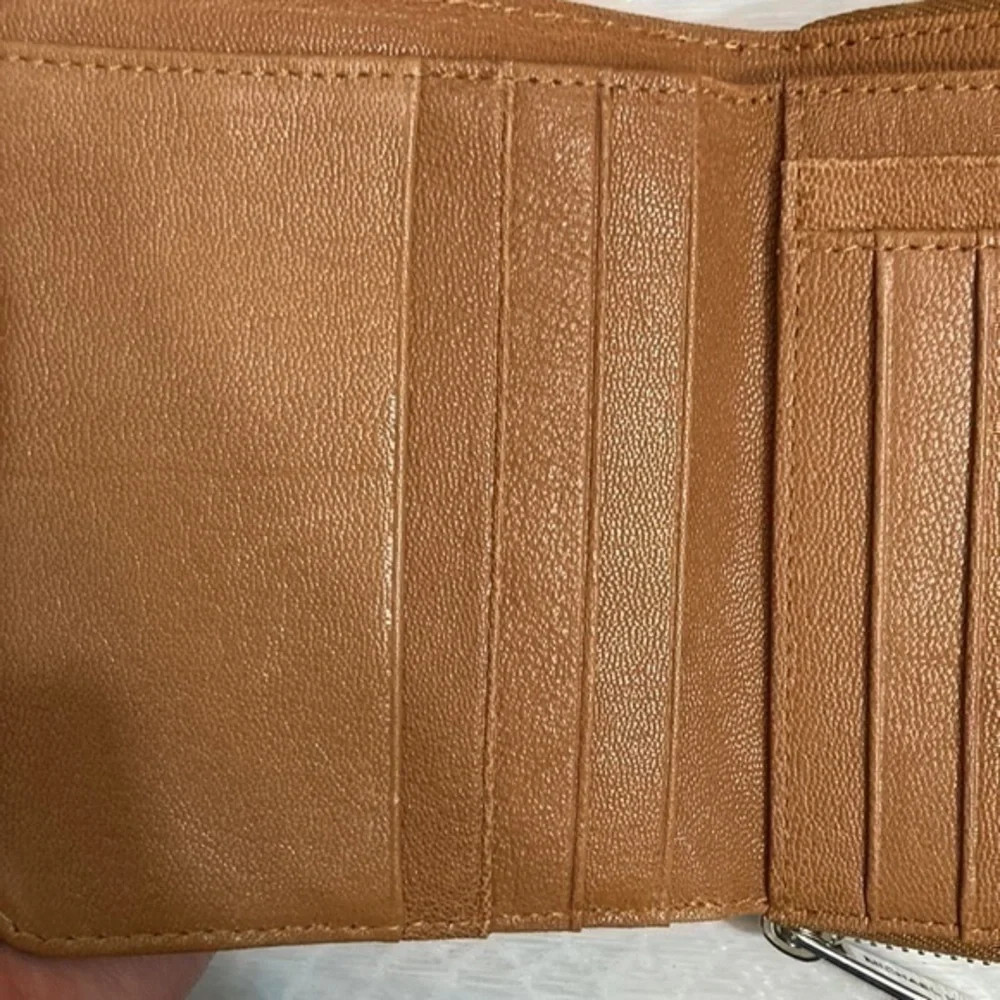 Michael kors brown leather wallet